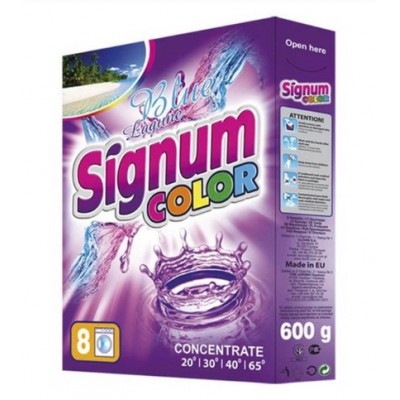 Порошок для прання Signum Сolor 600 г, к/к (97-113)